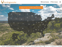Tablet Screenshot of huntinglocator.com